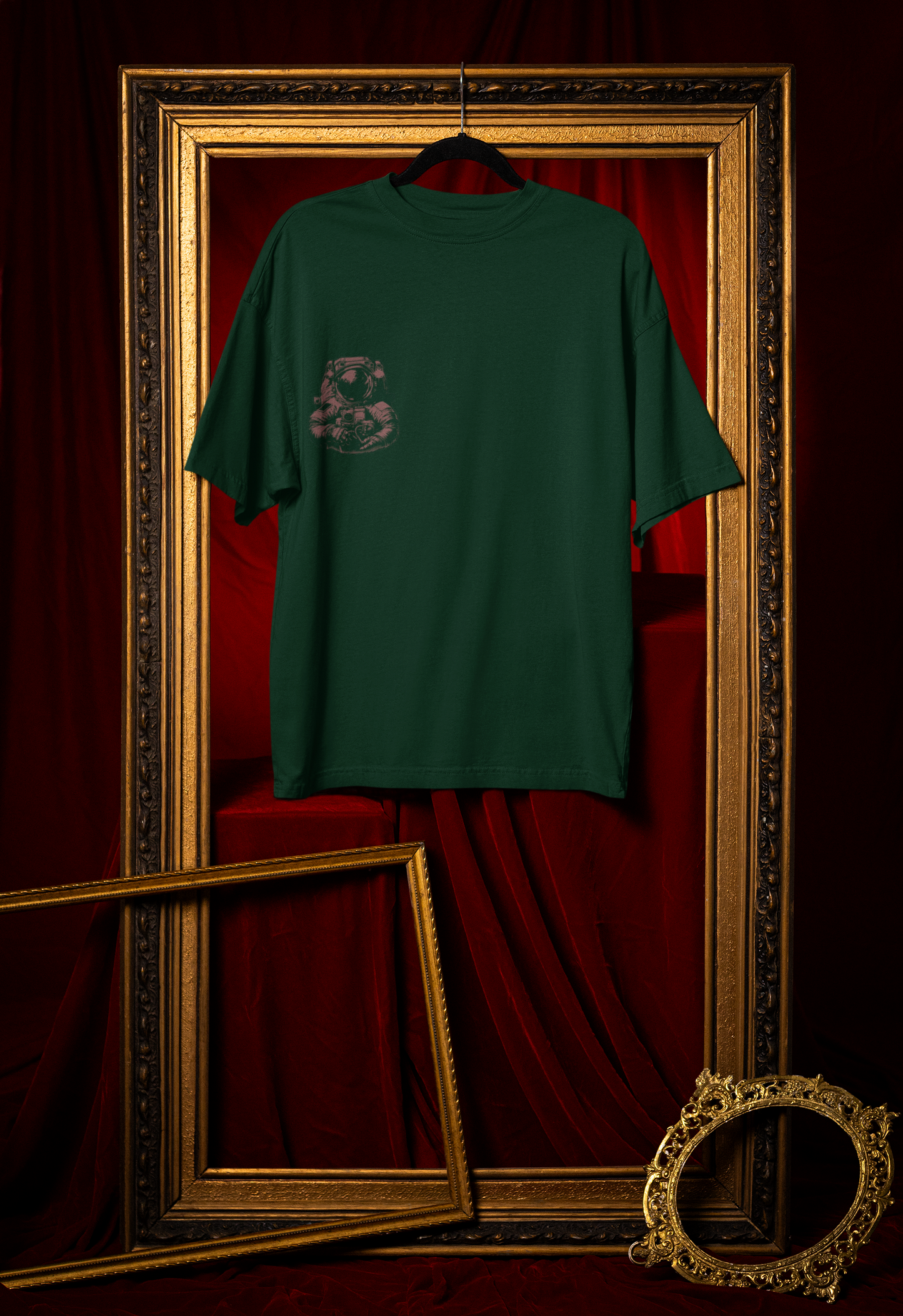 Oversize Unisex Green Tshirt - Cosmic Energy